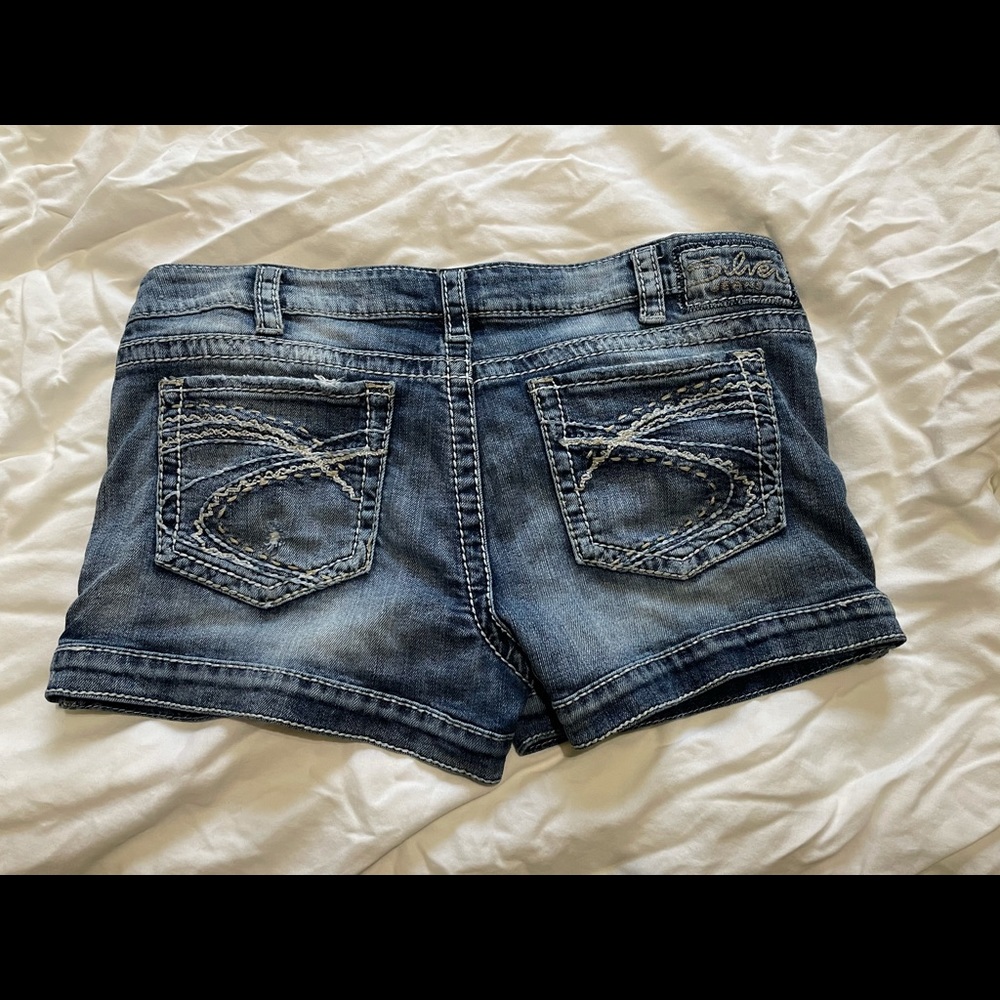 Silver Jean Marti shorts W31